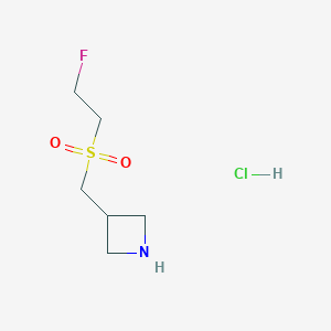 3-[(2-Fluoroethanesulfonyl)methyl]azetidine hydrochloride
