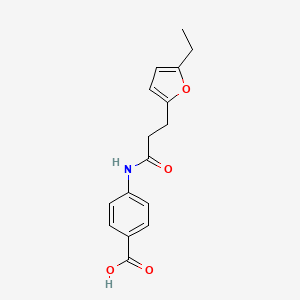 4-[3-(5-ethyl-2-furyl)propanoylamino]benzoic Acid