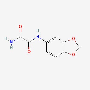 molecular formula C9H8N2O4 B2480029 N1-(benzo[d][1,3]dioxol-5-yl)oxalamide CAS No. 890095-99-5