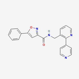 N-([2,4'-bipyridin]-3-ylmethyl)-5-phenylisoxazole-3-carboxamide