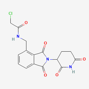 molecular formula C16H14ClN3O5 B2480093 TNF-alpha-IN-1 