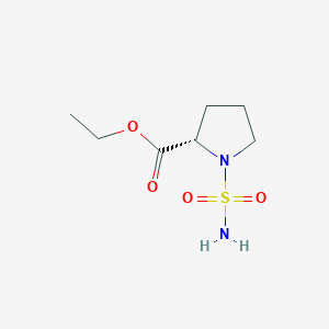 Ethyl (2S)-1-sulfamoylpyrrolidine-2-carboxylate