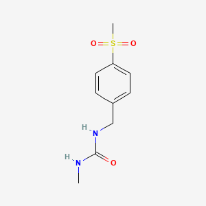1-[(4-Methanesulfonylphenyl)methyl]-3-methylurea