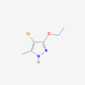 molecular formula C6H9BrN2O B2480182 4-bromo-3-ethoxy-5-methyl-1H-pyrazole CAS No. 337915-60-3