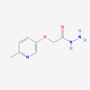 2-[(6-Methylpyridin-3-yl)oxy]acetohydrazide