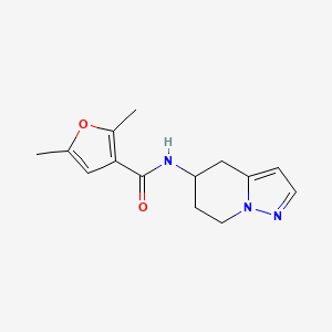 2,5-dimethyl-N-(4,5,6,7-tetrahydropyrazolo[1,5-a]pyridin-5-yl)furan-3-carboxamide