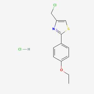 4-(Chloromethyl)-2-(4-ethoxyphenyl)-1,3-thiazole hydrochloride