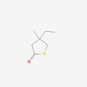 molecular formula C7H12OS B024805 4-Ethyl-4-methylthiolan-2-one CAS No. 103620-94-6