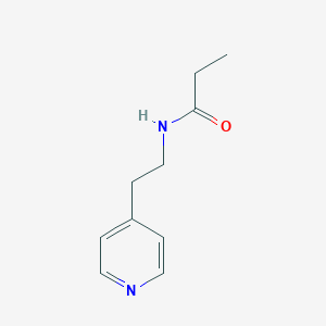 molecular formula C10H14N2O B024807 N-[2-(4-Pyridinyl)ethyl]propanamide CAS No. 103392-83-2
