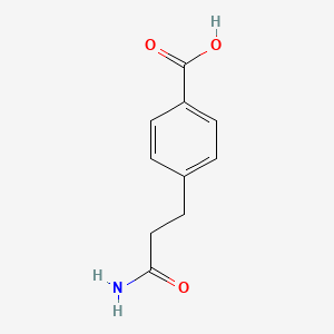 molecular formula C10H11NO3 B2480804 4-(2-Carbamoylethyl)benzoic acid CAS No. 937642-83-6