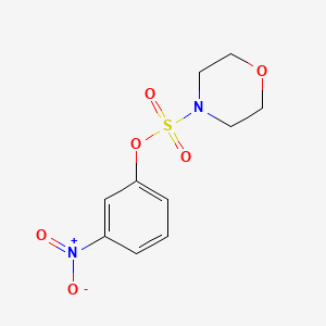 molecular formula C10H12N2O6S B2480911 3-Nitrophenyl morpholine-4-sulfonate CAS No. 890602-99-0