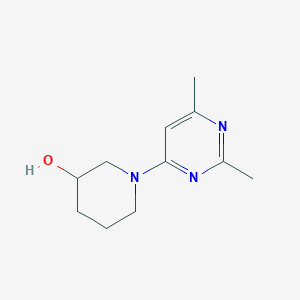 1-(2,6-Dimethylpyrimidin-4-yl)piperidin-3-ol