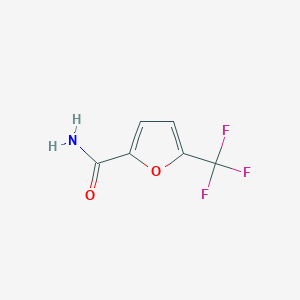 molecular formula C6H4F3NO2 B2481180 5-(Trifluoromethyl)furan-2-carboxamide CAS No. 56286-74-9