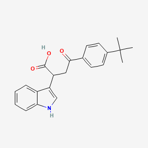4-(4-tert-butylphenyl)-2-(1H-indol-3-yl)-4-oxobutanoic acid