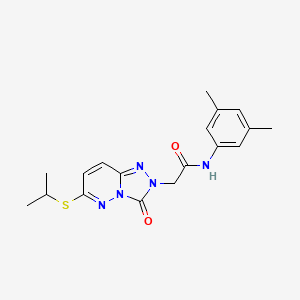 N-(3,5-dimethylphenyl)-2-(6-(isopropylthio)-3-oxo-[1,2,4]triazolo[4,3-b]pyridazin-2(3H)-yl)acetamide