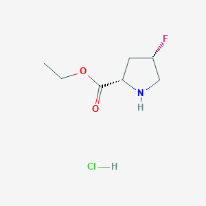 Ethyl (2S,4S)-4-fluoropyrrolidine-2-carboxylate hydrochloride