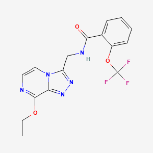 N-((8-ethoxy-[1,2,4]triazolo[4,3-a]pyrazin-3-yl)methyl)-2-(trifluoromethoxy)benzamide