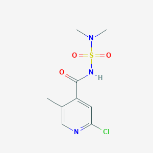 2-Chloro-N-(dimethylsulfamoyl)-5-methylpyridine-4-carboxamide