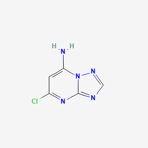 B2481347 5-Chloro-[1,2,4]triazolo[1,5-a]pyrimidin-7-amine CAS No. 5899-92-3