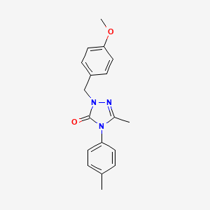 2-(4-methoxybenzyl)-5-methyl-4-(4-methylphenyl)-2,4-dihydro-3H-1,2,4-triazol-3-one