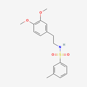 N-[2-(3,4-dimethoxyphenyl)ethyl]-3-methylbenzenesulfonamide