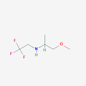 (1-Methoxypropan-2-yl)(2,2,2-trifluoroethyl)amine