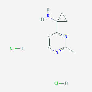 1-(2-Methylpyrimidin-4-yl)cyclopropan-1-amine dihydrochloride