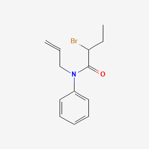 2-bromo-N-phenyl-N-(prop-2-en-1-yl)butanamide