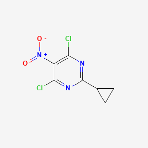 4,6-Dichloro-2-cyclopropyl-5-nitropyrimidine