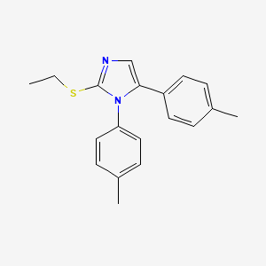 2-(ethylthio)-1,5-di-p-tolyl-1H-imidazole