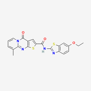 N-(6-ethoxybenzo[d]thiazol-2-yl)-9-methyl-4-oxo-4H-pyrido[1,2-a]thieno[2,3-d]pyrimidine-2-carboxamide
