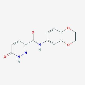 N-(2,3-dihydro-1,4-benzodioxin-6-yl)-6-oxo-1H-pyridazine-3-carboxamide