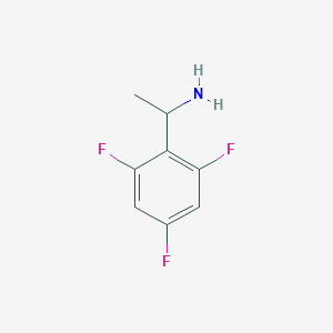 molecular formula C8H8F3N B2482116 1-(2,4,6-Trifluorophenyl)ethan-1-amine CAS No. 1021016-20-5