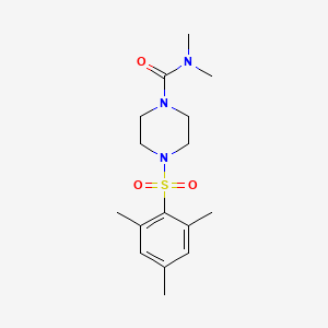 4-(mesitylsulfonyl)-N,N-dimethylpiperazine-1-carboxamide