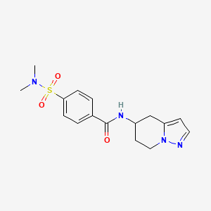 4-(N,N-dimethylsulfamoyl)-N-(4,5,6,7-tetrahydropyrazolo[1,5-a]pyridin-5-yl)benzamide