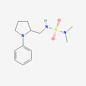 2-[(Dimethylsulfamoylamino)methyl]-1-phenylpyrrolidine