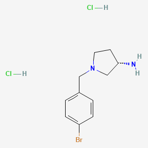 (S)-1-(4-Bromobenzyl)pyrrolidin-3-amine dihydrochloride