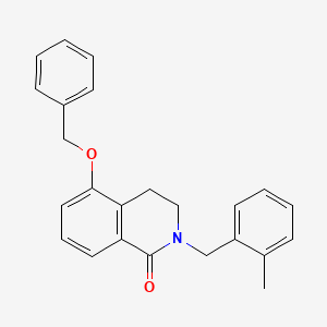 5-(benzyloxy)-2-(2-methylbenzyl)-3,4-dihydroisoquinolin-1(2H)-one