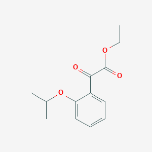 molecular formula C13H16O4 B2482566 Ethyl 2-iso-propoxybenzoylformate CAS No. 1373519-34-6