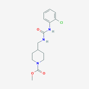 molecular formula C15H20ClN3O3 B2482710 Methyl 4-((3-(2-chlorophenyl)ureido)methyl)piperidine-1-carboxylate CAS No. 1234838-63-1