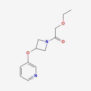 2-Ethoxy-1-(3-(pyridin-3-yloxy)azetidin-1-yl)ethanone