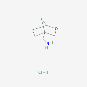 2-Oxabicyclo[2.2.1]heptan-4-ylmethanamine;hydrochloride