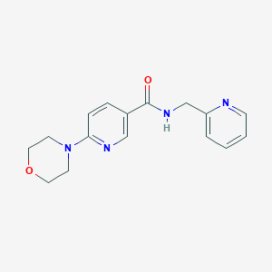 6-morpholino-N-(2-pyridinylmethyl)nicotinamide