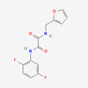 molecular formula C13H10F2N2O3 B2482730 N1-(2,5-difluorophenyl)-N2-(furan-2-ylmethyl)oxalamide CAS No. 899956-48-0