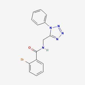 2-bromo-N-((1-phenyl-1H-tetrazol-5-yl)methyl)benzamide
