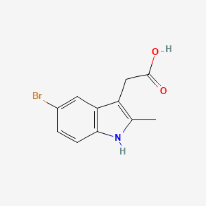 2-(5-bromo-2-methyl-1H-indol-3-yl)acetic Acid