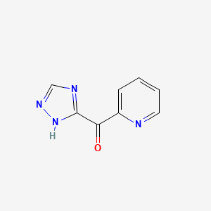 molecular formula C8H6N4O B2482841 2-(4H-1,2,4-triazole-3-carbonyl)pyridine CAS No. 1909336-64-6