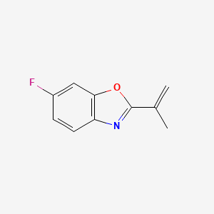 B2482858 6-Fluoro-2-(prop-1-en-2-yl)benzo[d]oxazole CAS No. 1373278-76-2