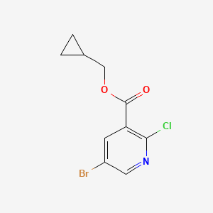 Cyclopropylmethyl 5-bromo-2-chloropyridine-3-carboxylate