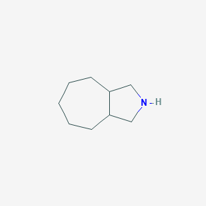 molecular formula C9H17N B2483072 Decahydrocyclohepta[c]pyrrole CAS No. 110421-28-8